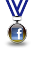 Metal Facebook Button